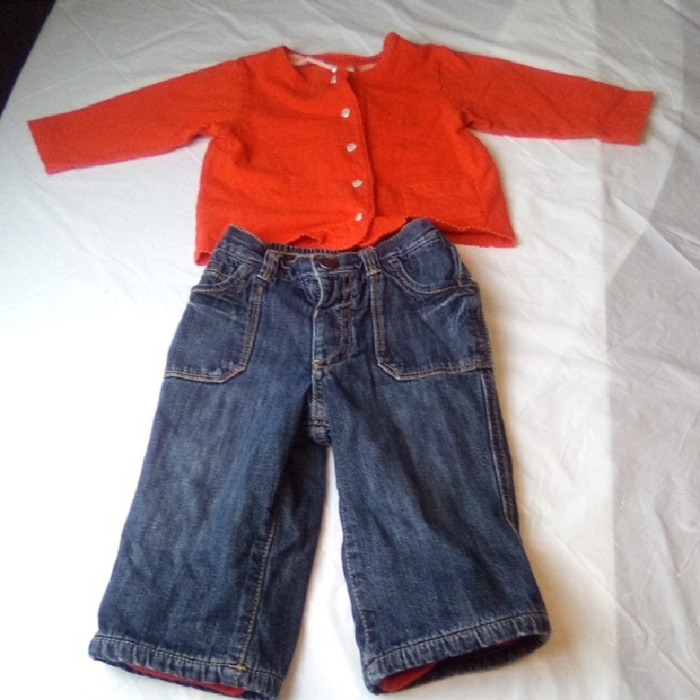 OLD NAVY JEAN/BABY GAP BLOUSE